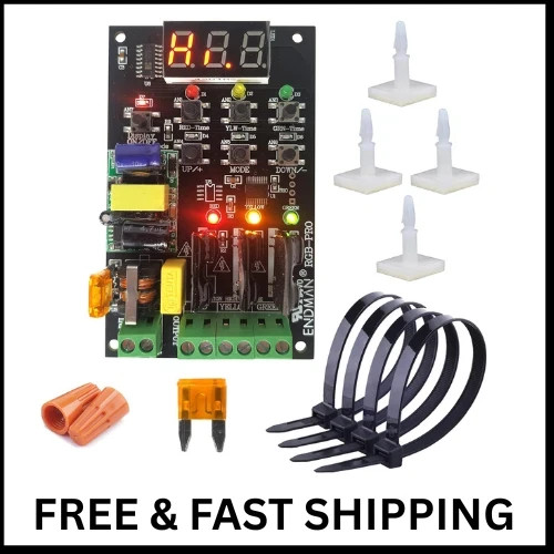 Advanced Traffic Light Sequencer - 3 Channel, LED Display
