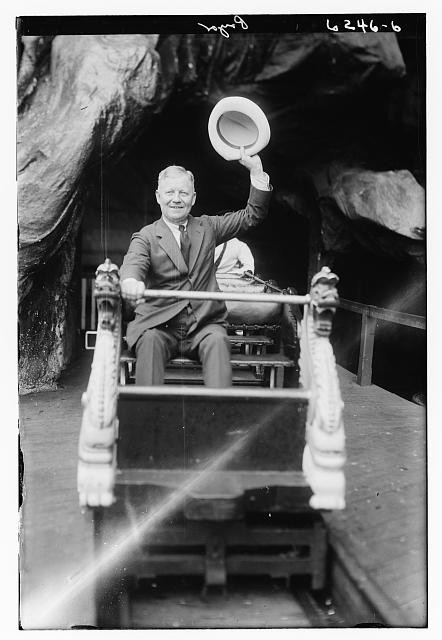 Photo:Arthur Willard Pryor on Dragon\'s Gorge Ride Luna Park Coney Island