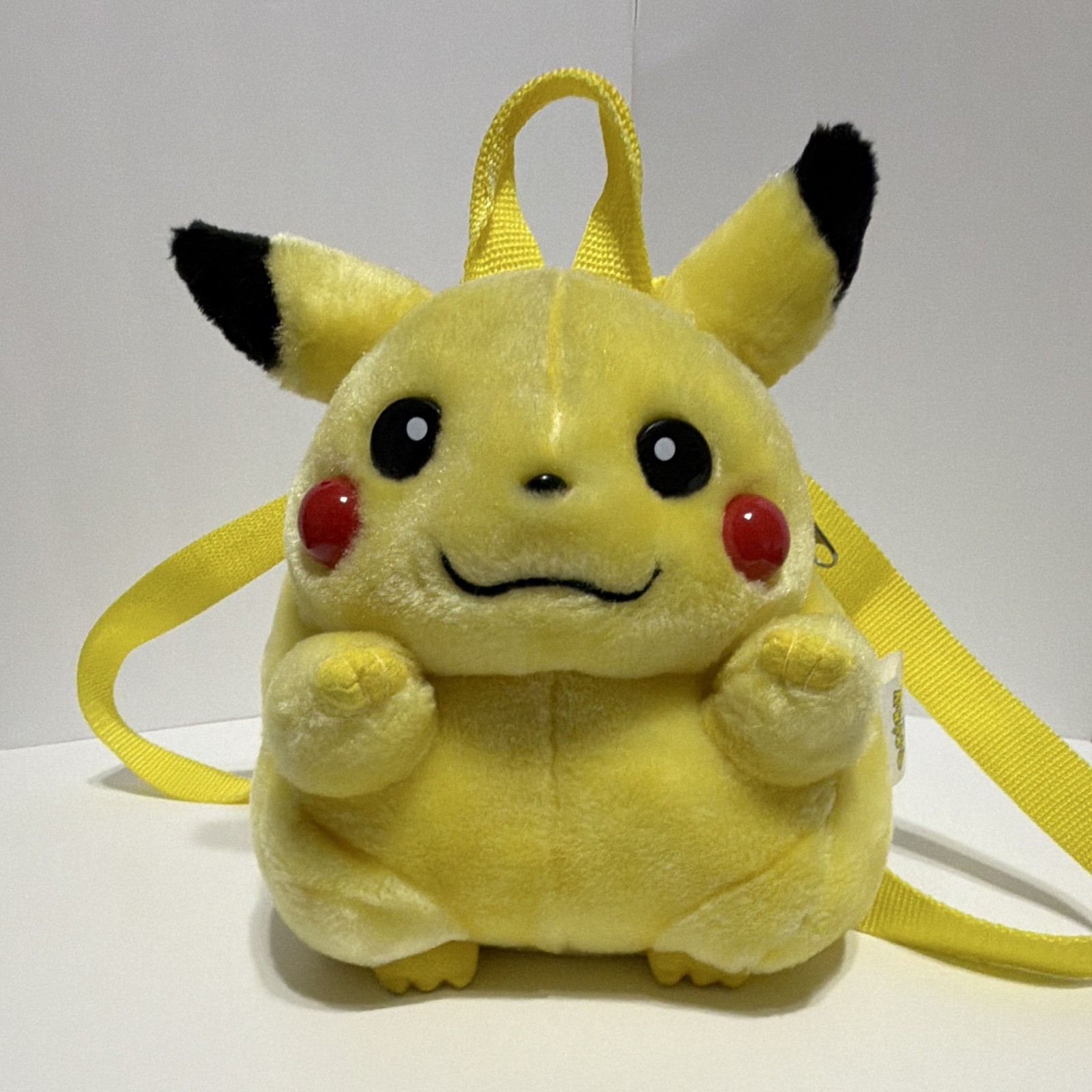 Vintage 1998 Pokémon Pikachu Plush Nintendo Hasbro Fat Yellow 8” Original Tag