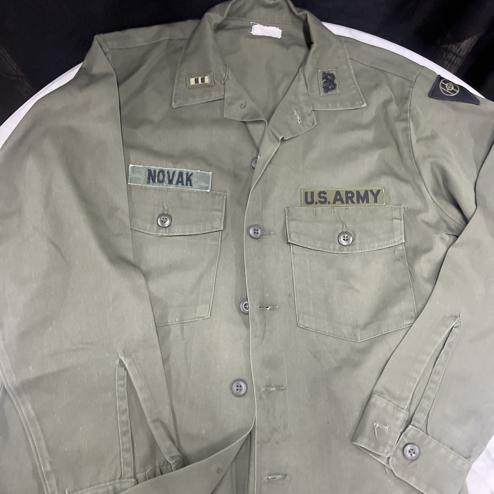 2- Vietnam War VINTAGE ORIGINAL OG507 Polycotton Field Shirts Olive Drab X-Large 2- Vietnam War VINTAGE ORIGINAL OG507 Polycotton Field Shirts Olive Drab X-Large