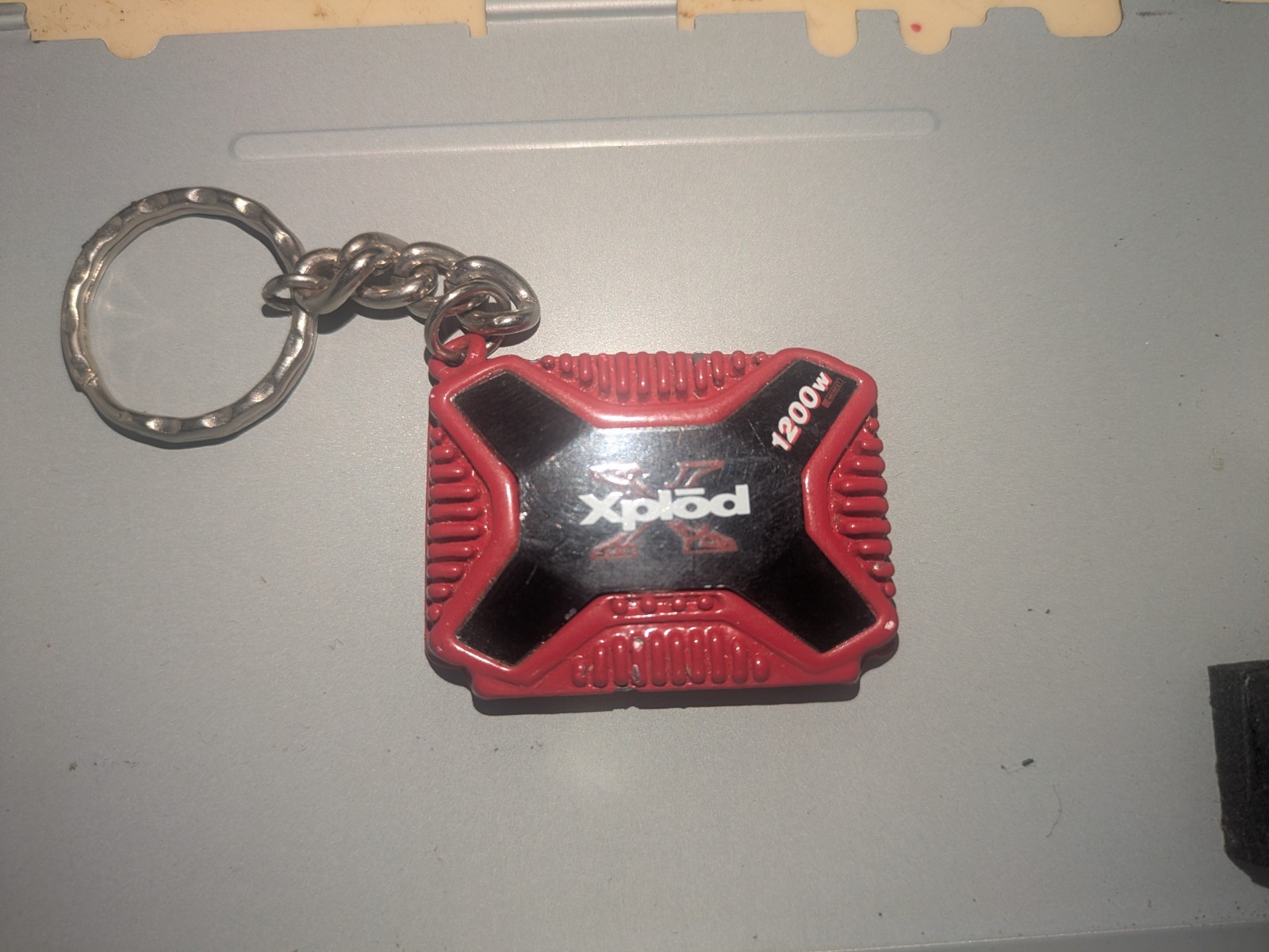 VTG Rare Y2K Sony Xplod 1200W Car Audio Amplifier Promo Keychain Advertising 