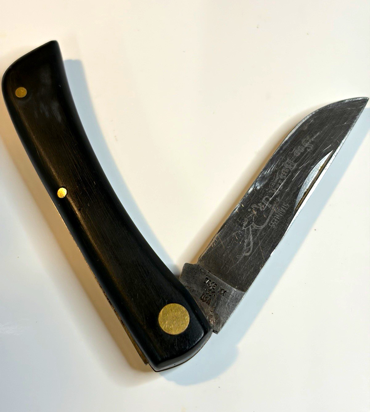 Vintage 1978 Case XX 2137 SS Sod Buster Jr. Folding Pocket Knife