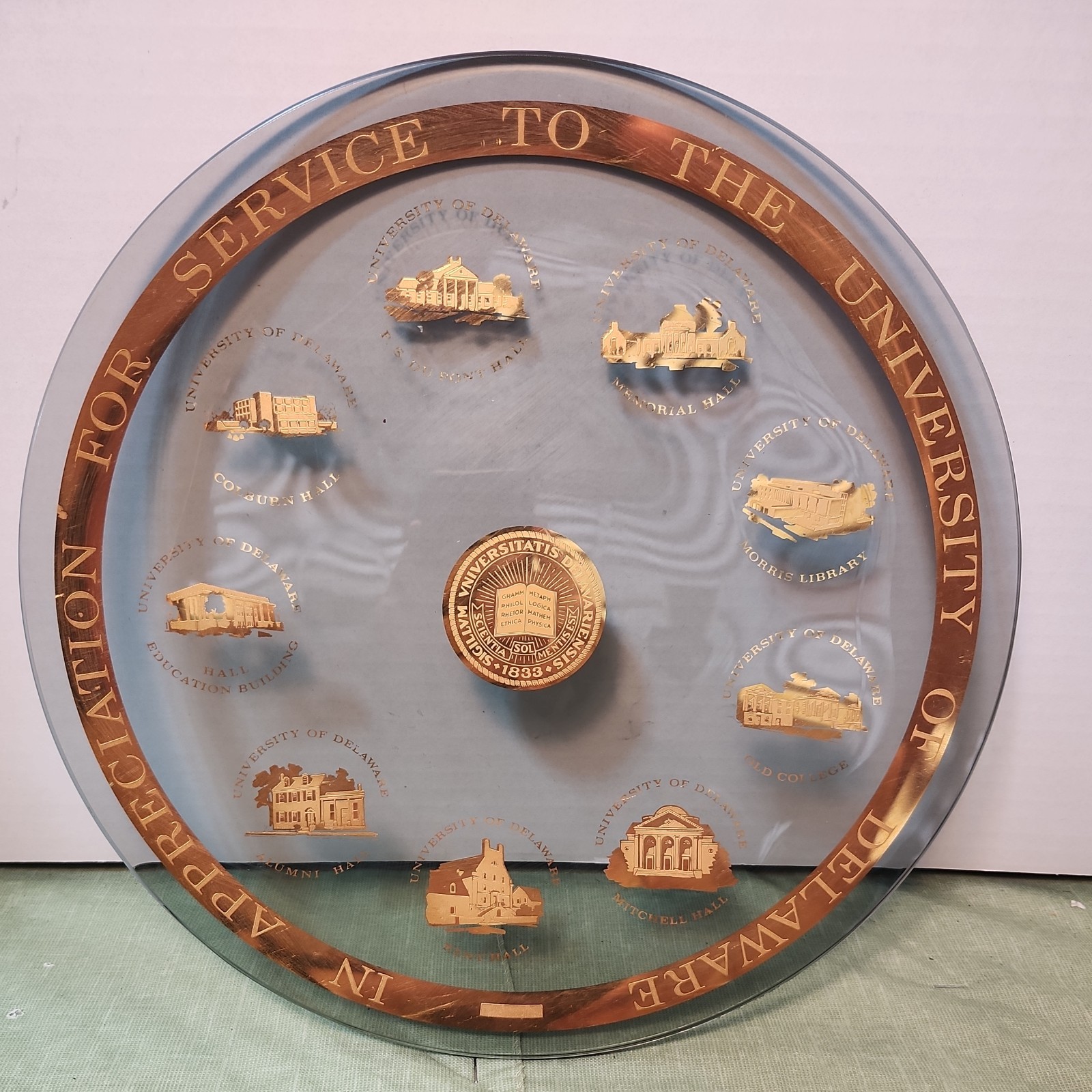 Service Award Plate - University of Delaware- 11\