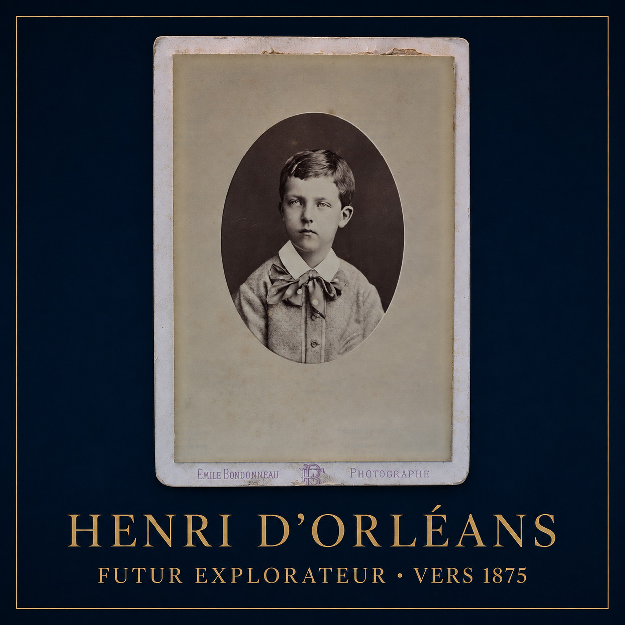 PHOTO CABINET PRINCE HENRI D\'ORLÉANS EXPLORER