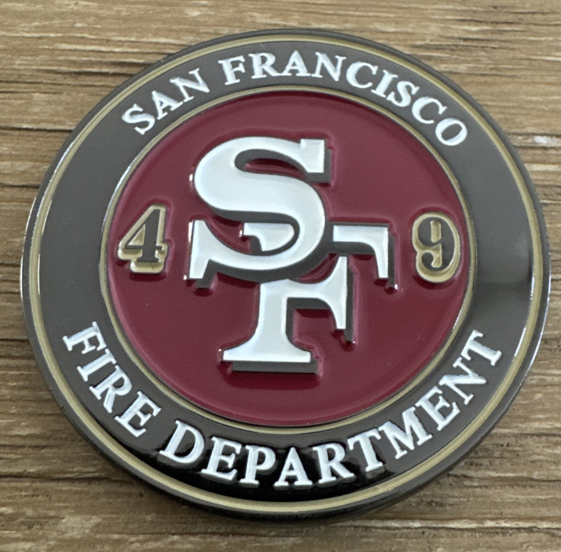 San Francisco Fire Department 49r’s Challenge Coin