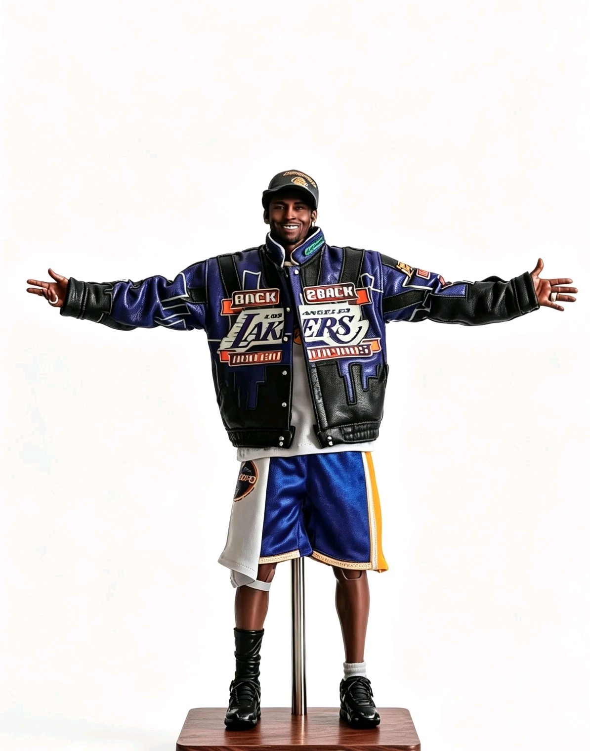 1/6 Kobe Lakers Back‑2‑Back Champion Jacket T‑shirt Set Reset Studio For 12
