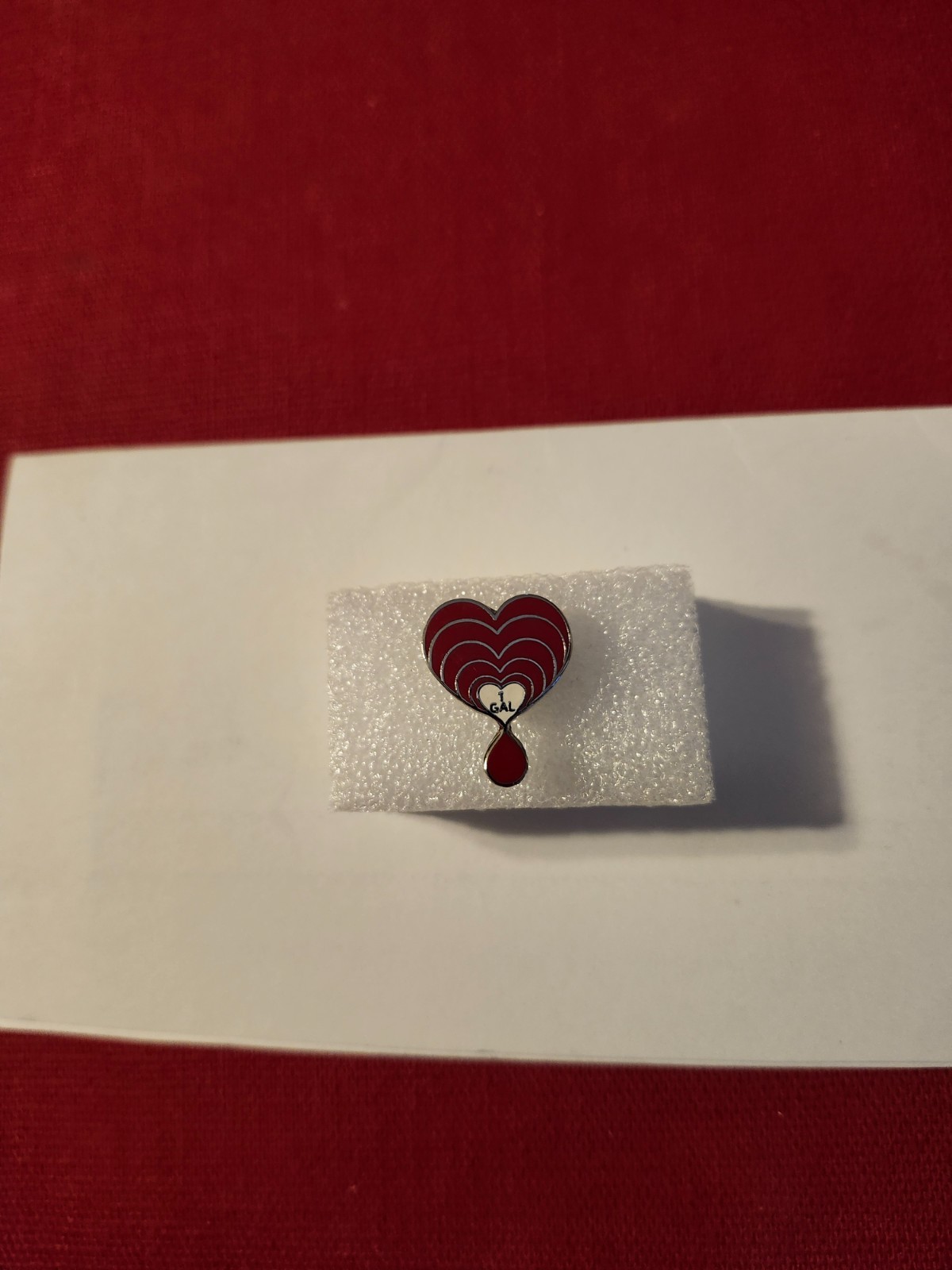 2 United Blood Services One Gallon Blood Donor Lapel Pins 2 United Blood Services One Gallon Blood Donor Lapel Pins