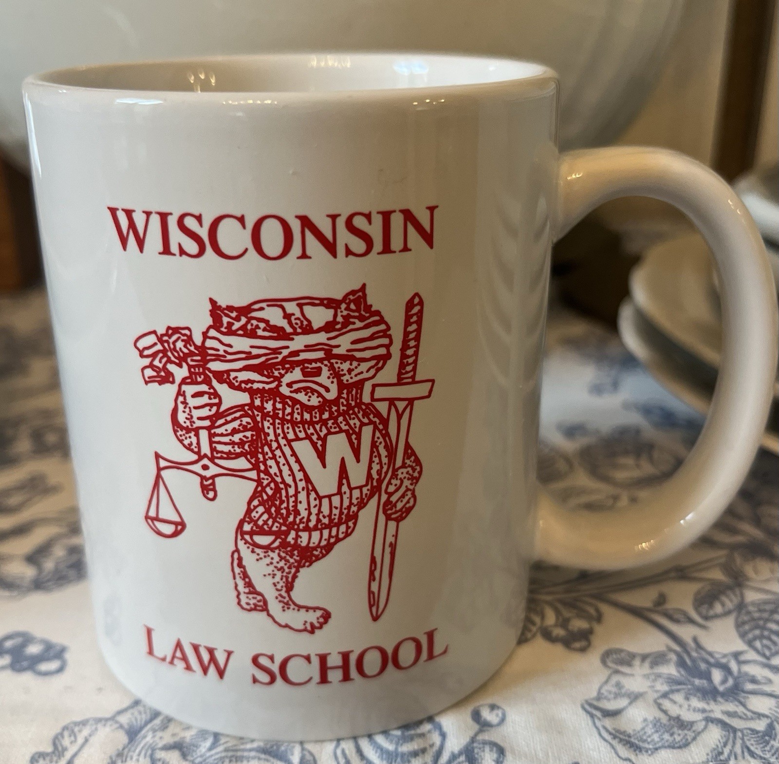 Vintage UW–Madison Wisconsin Law School Coffee Mug