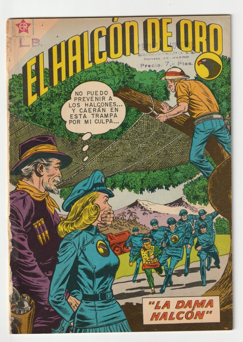Blackhawk #133 Mexican Edition El Halcon de Oro Ediciones Recreativas 1959