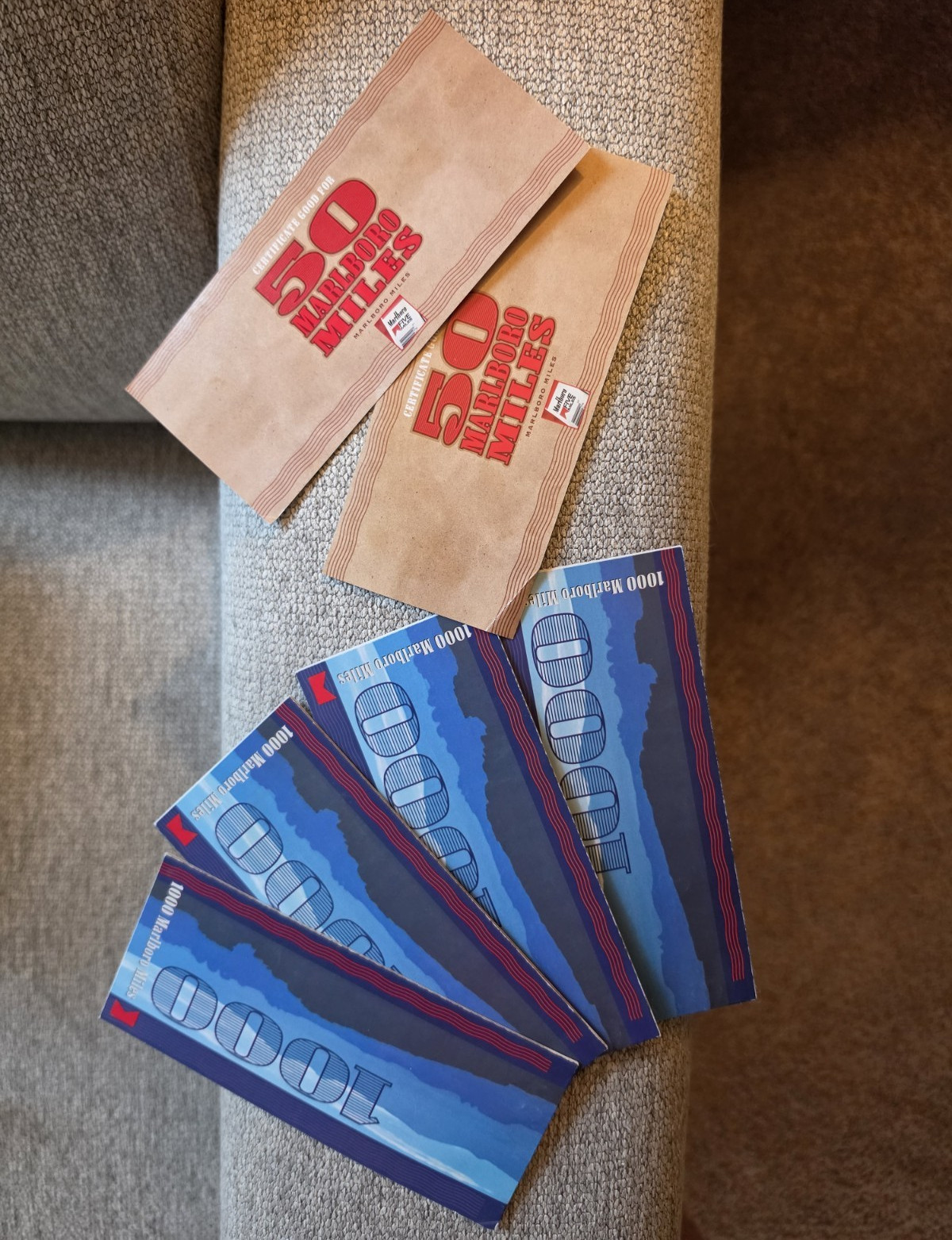 Vintage Marlboro Miles Booklets