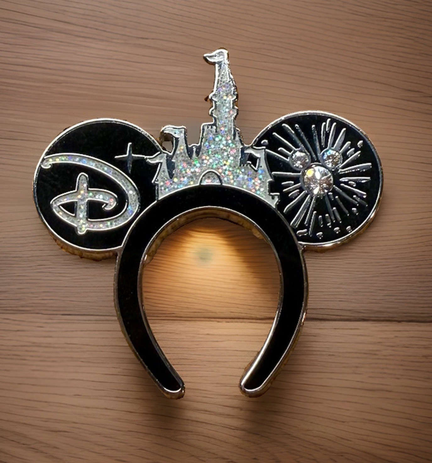Disney 2025 WDW Hidden Mickey Ear Headbands Pin Super Chaser Cinderella Castle