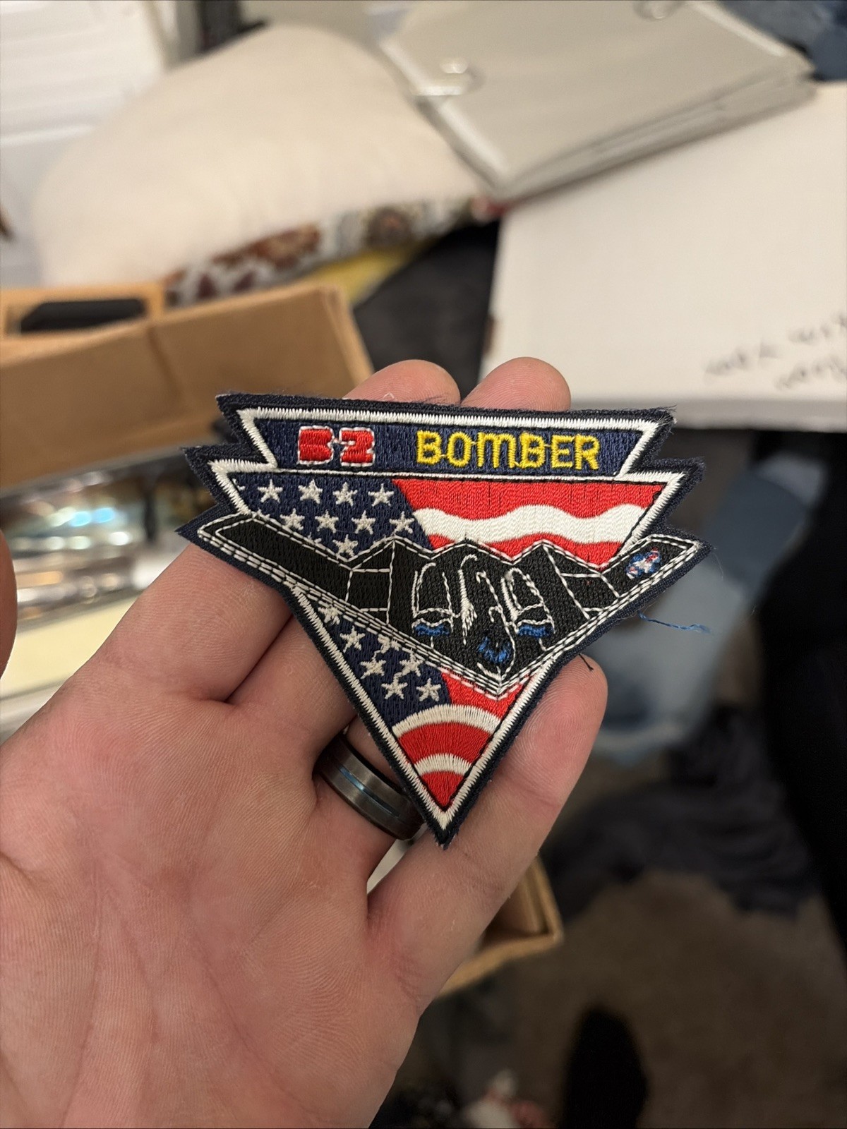 1980s USAF Air Force Vietnam Cold War B-2 Bomber Squadron Patch L@@K