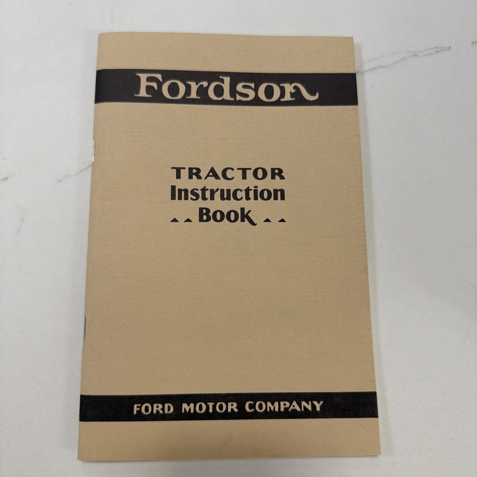Vintage 1942 Ford Motor Fordson Tractor Instruction Book