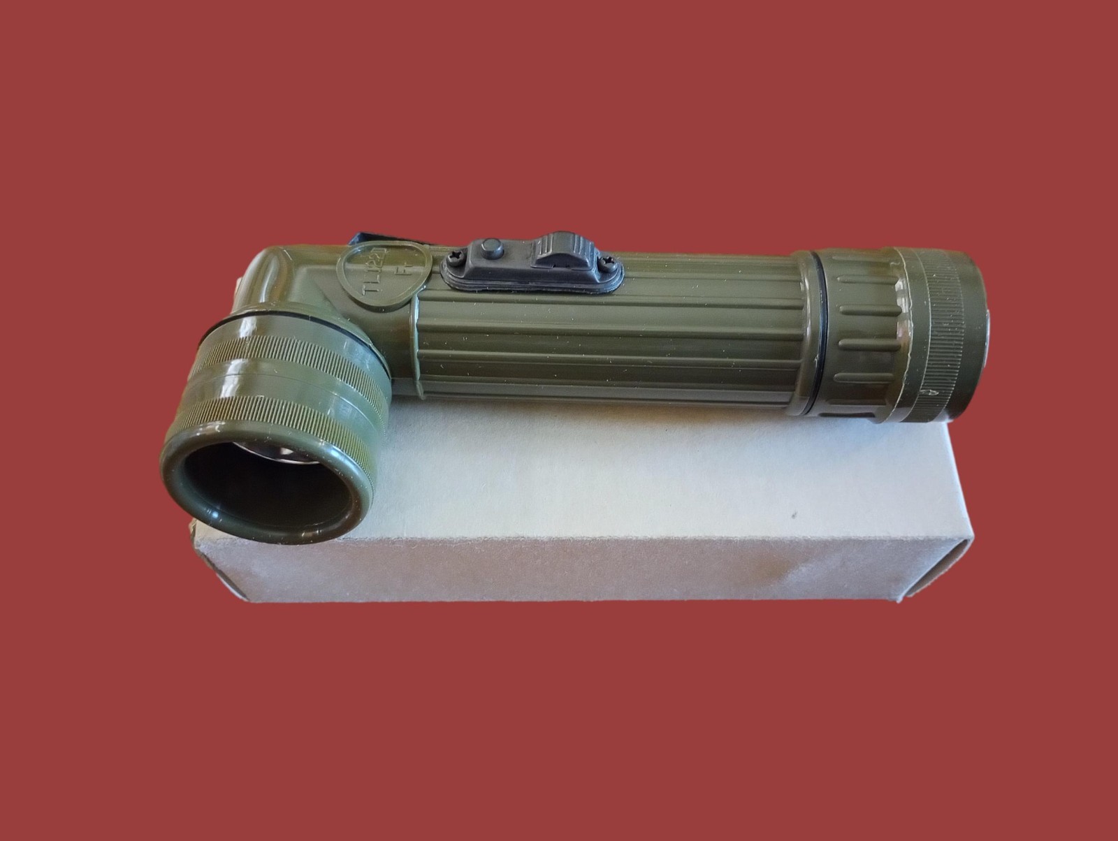 FRENCH MILITARY ISSUE ANGLE HEAD FLASHLIGHT TL122D OD GREEN ORIGINAL SURPLUS NEW FRENCH MILITARY ISSUE ANGLE HEAD FLASHLIGHT TL122D OD GREEN ORIGINAL SURPLUS NEW