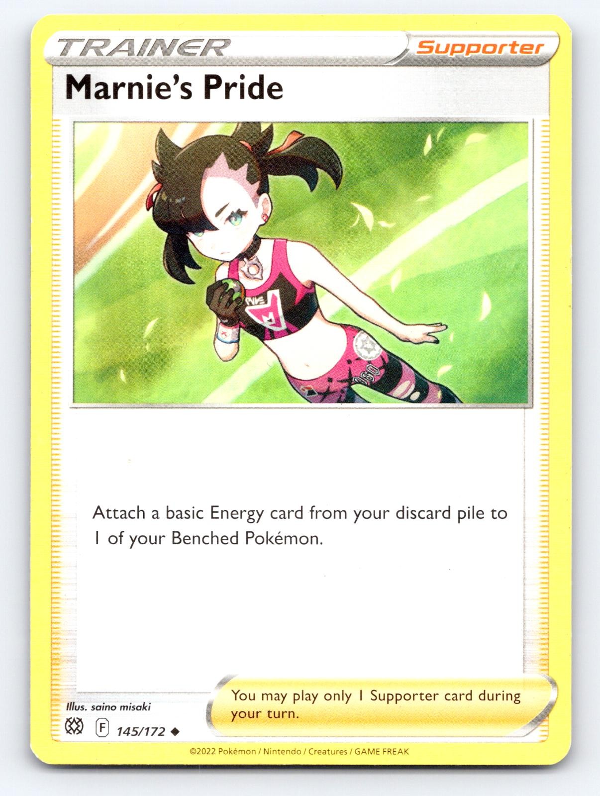 Marnie\'s Pride 145/172 Uncommon Brilliant Stars Pokemon Lightly Played