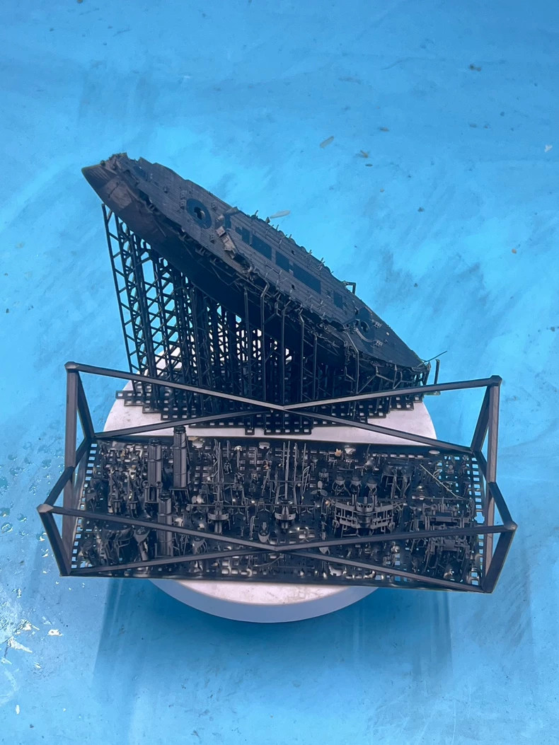 3D Printed 1/700 Royal Navy Retivizan Battleship Unpainted Model Kit NEW