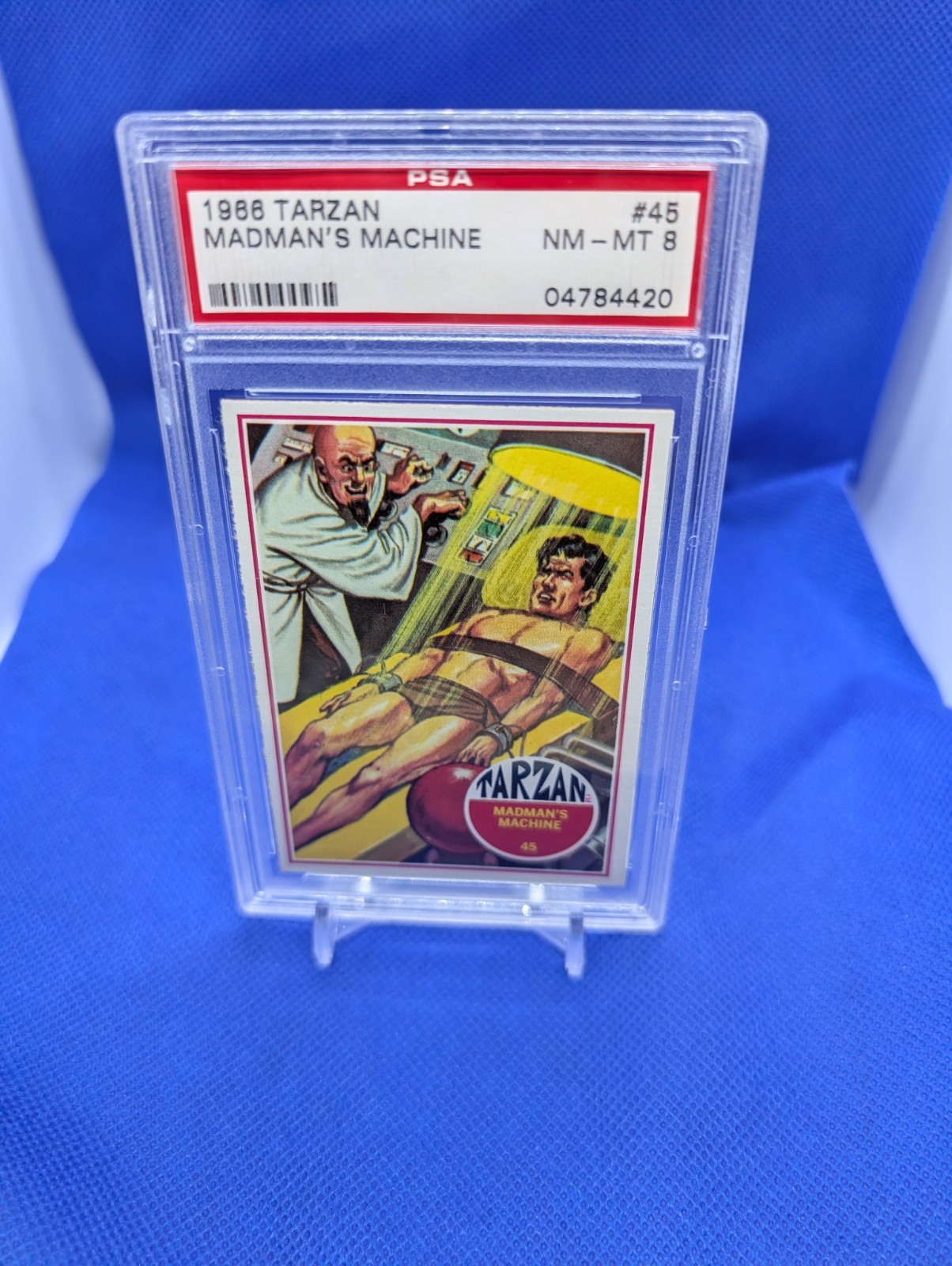 1966 Tarzan Set-Break #45 Madman\'s Machine PSA 8 NM-MT