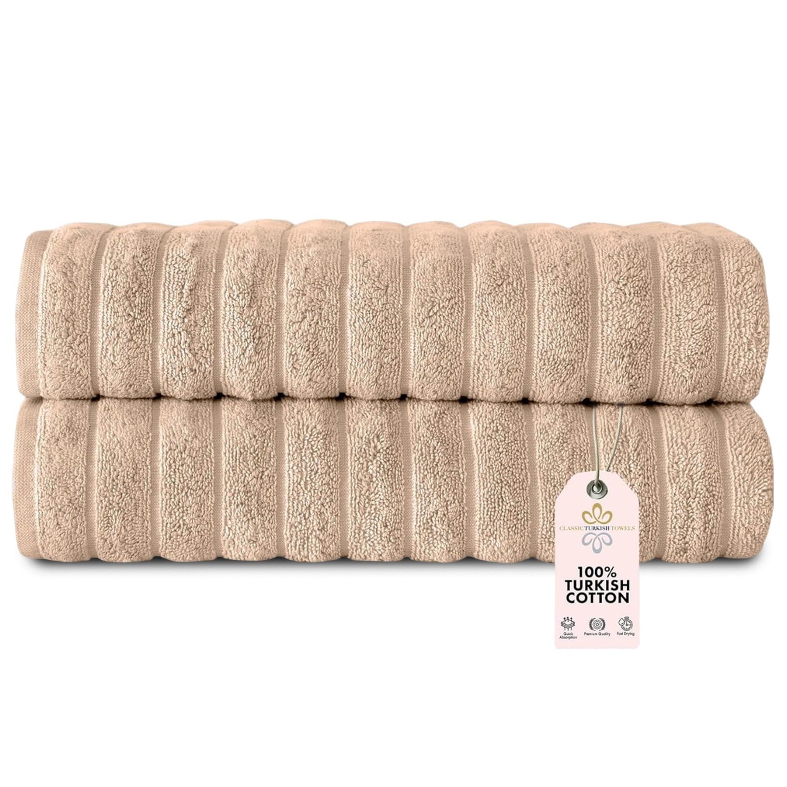 Classic Turkish Towels CTT Premium 2 Pack Bath Towel 27\