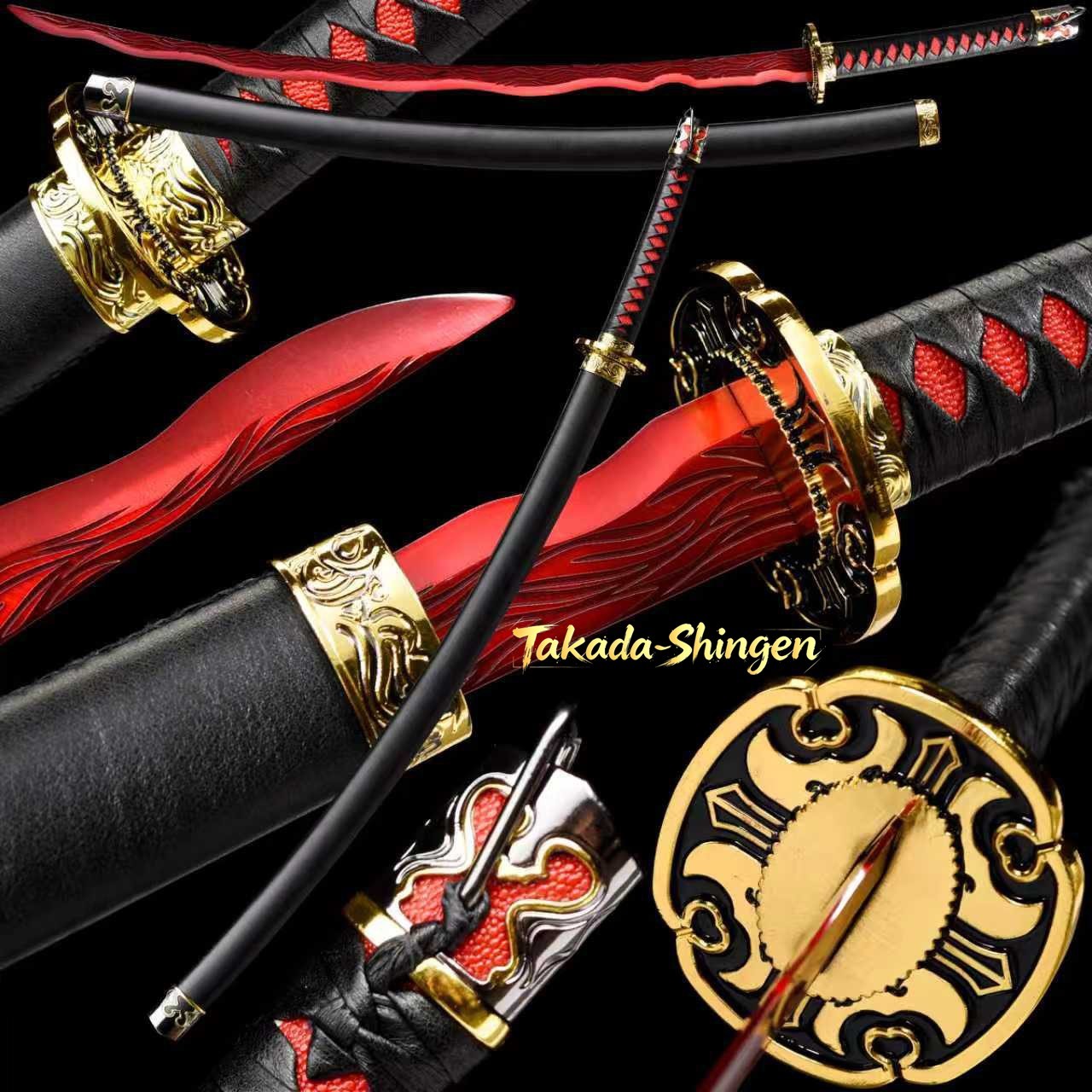 Handcrafted Rivers of Blood Medieval Fantasy Katana Cosplay Sword