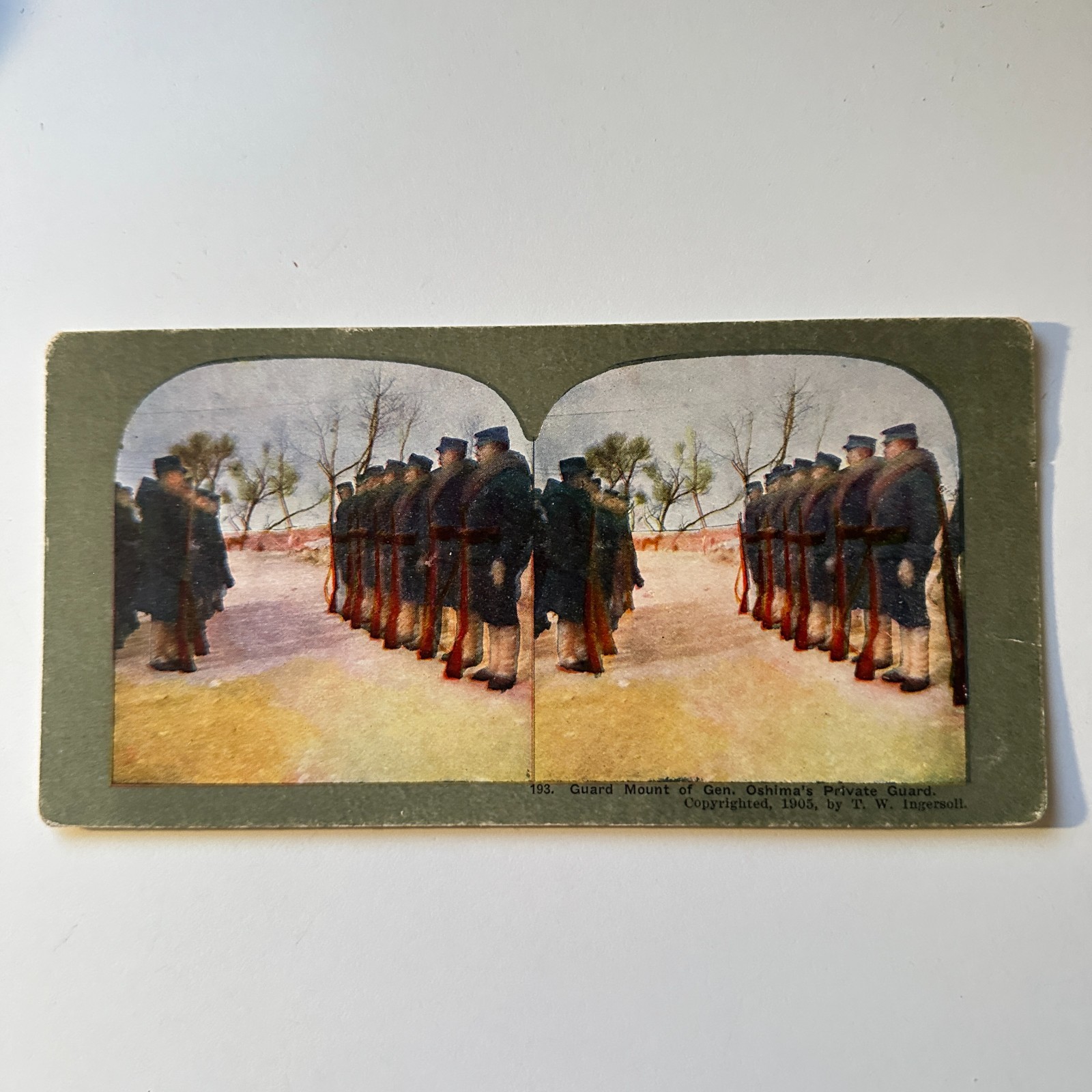The Montana State Building Plateau of States Antique Stereoview Card 5H6-6