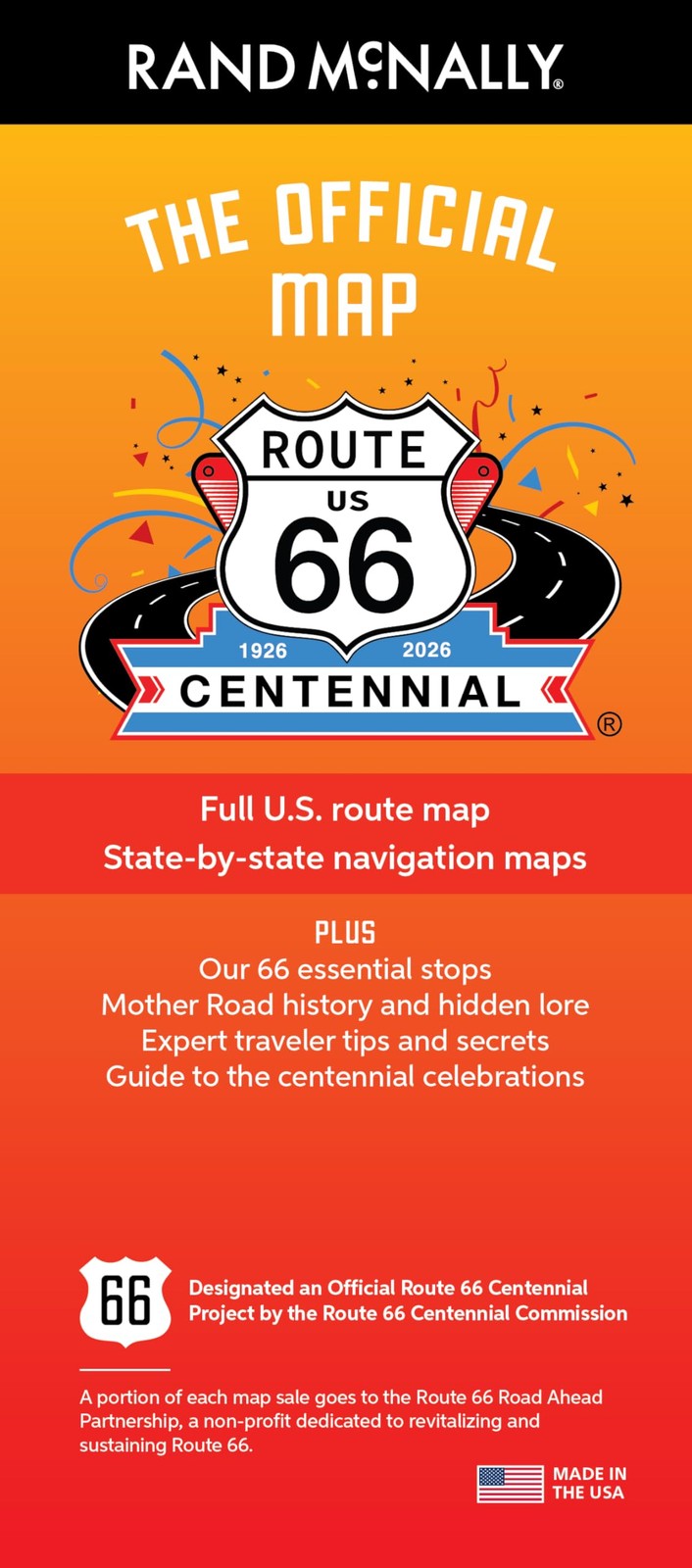 Rand McNally the Official Route 66 Centennial Map