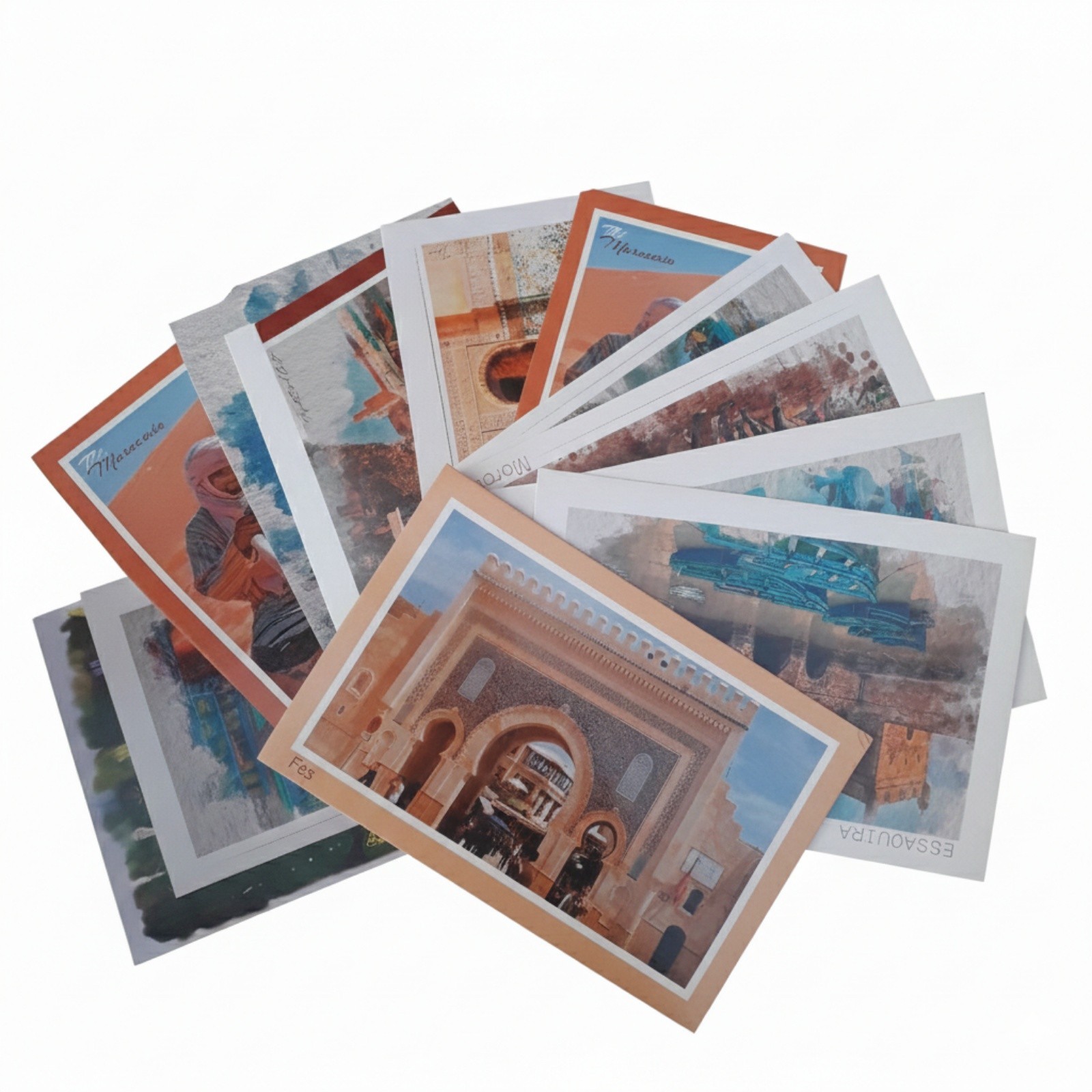 ​New Moroccan Postcards PPC  Set Vintage Culture Patterns Arabic & Architecture
