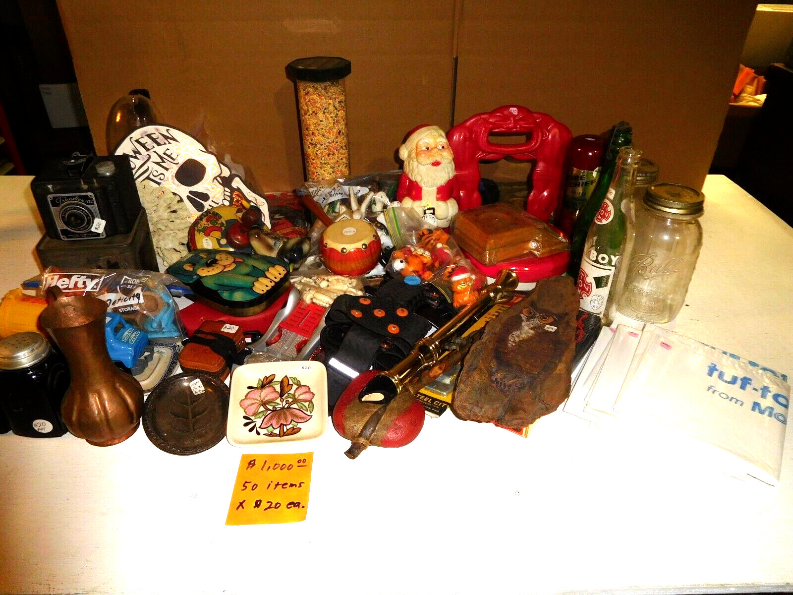 Lot of 50 Vintage $20 Items at Incredible 50% OFF Great Re-Sale Gold in 1 Box