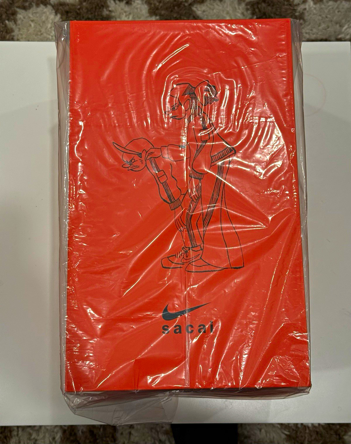 Nike x sacai Yusuke Hanai 301 Gray Sculpture  Figure BRAND NEW WITH BAG