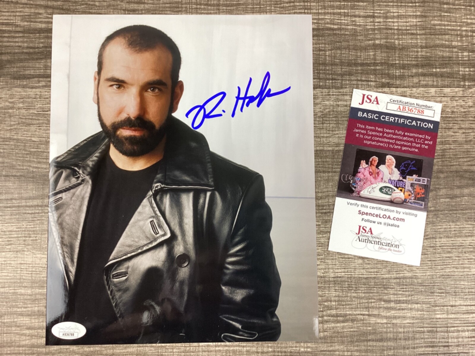 (SSG) Rare RICK HOFFMAN Signed 8X10 Color Photo \