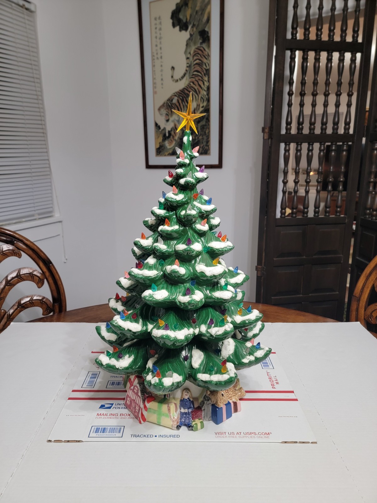 VTG Atlantic Mold Ceramic Christmas Tree 22\