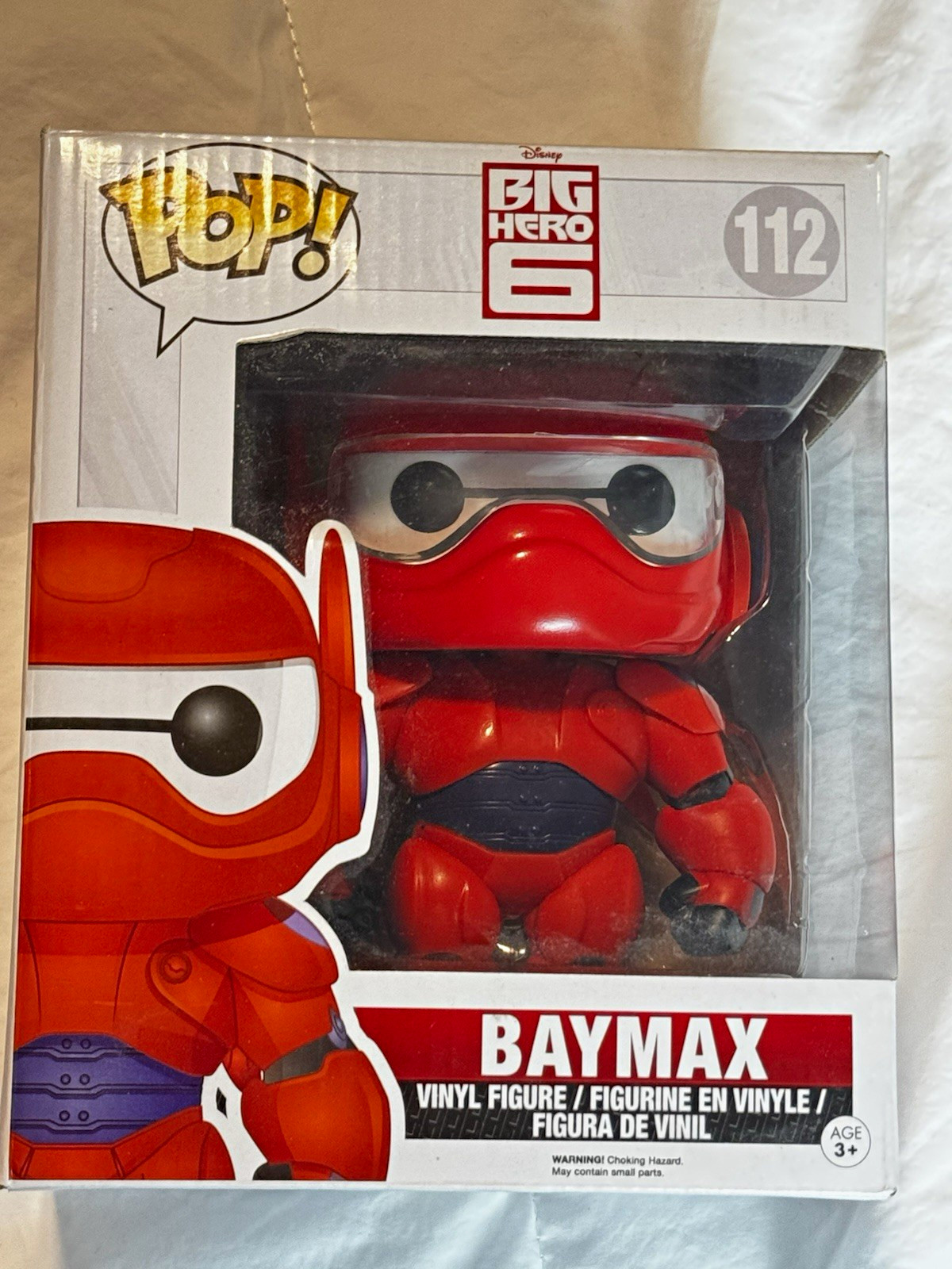 Funko Pop Disney Big Hero 6 Baymax #112 6 in Vinyl Figure