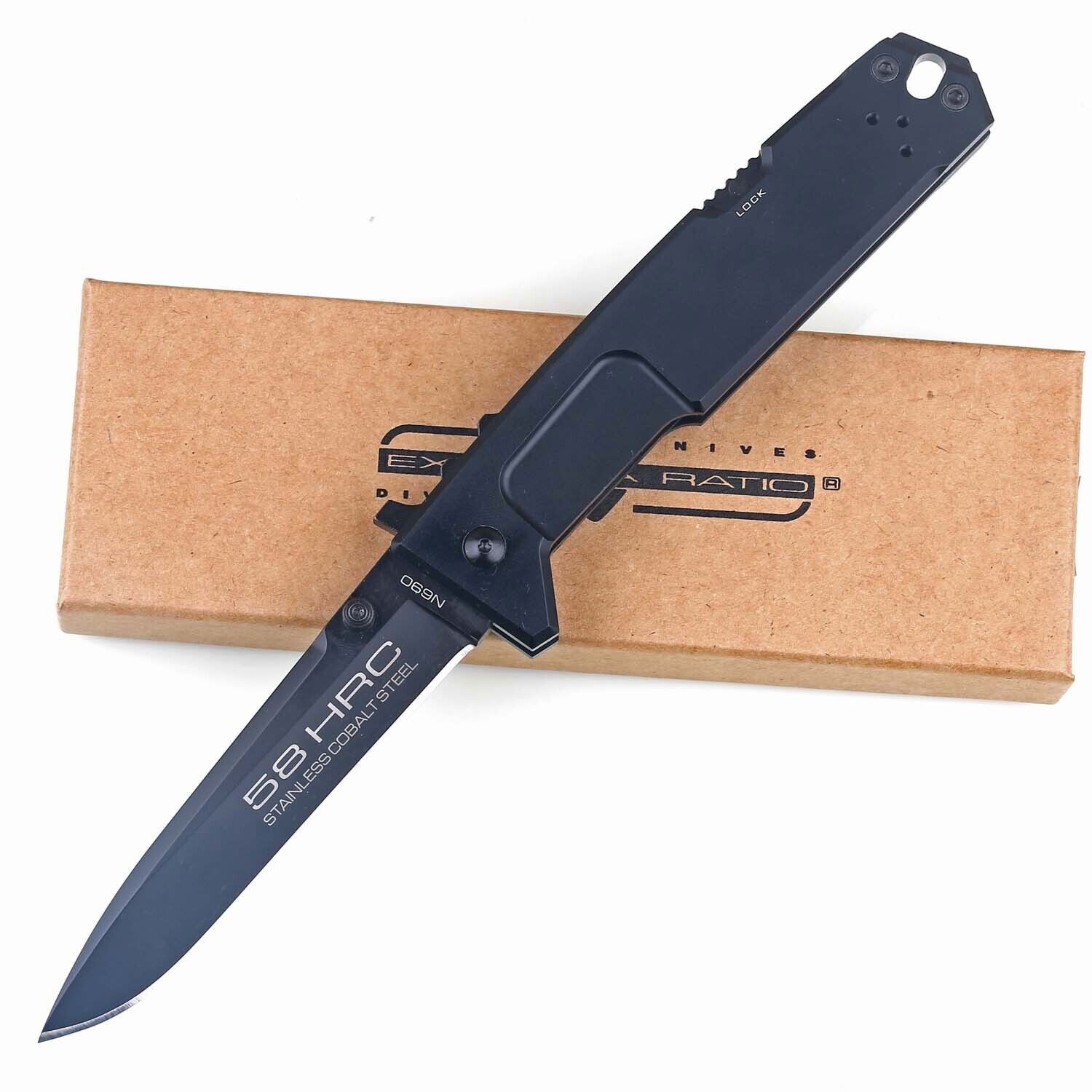 Edc Antique Large Old Carbon Steel Pocket Folding Knife Hunting Camping Knives