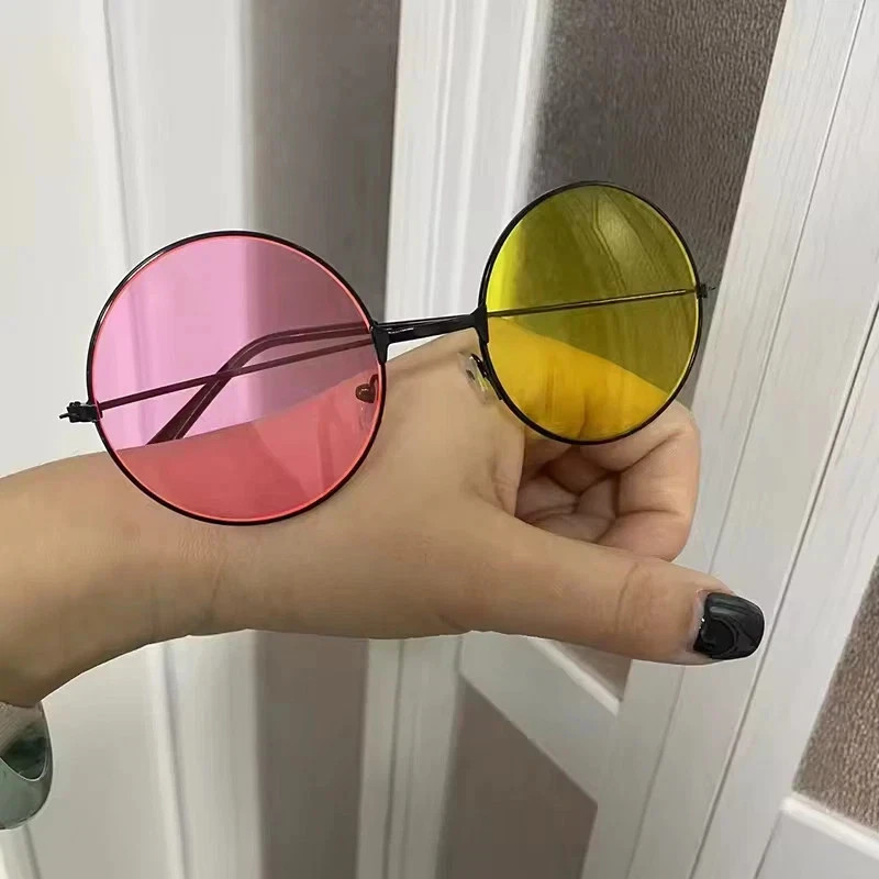 Spamton Cosplay Sunglasses Round Mixed Color Anime Boss Prop Costume Glasses Spamton Cosplay Sunglasses Round Mixed Color Anime Boss Prop Costume Glasses