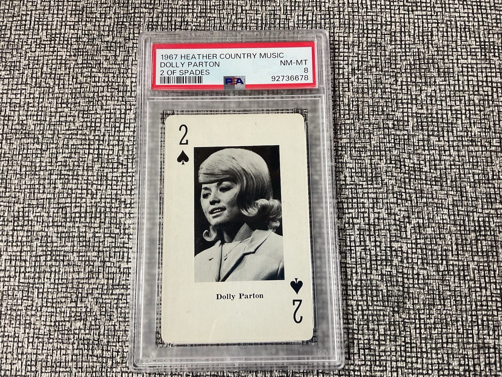 1967 Heather Country Music Dolly Parton 1st Card Ever * RC Rookie PSA 8 Hero RIP 1967 Heather Country Music Dolly Parton 1st Card Ever * RC Rookie PSA 8 Hero RIP