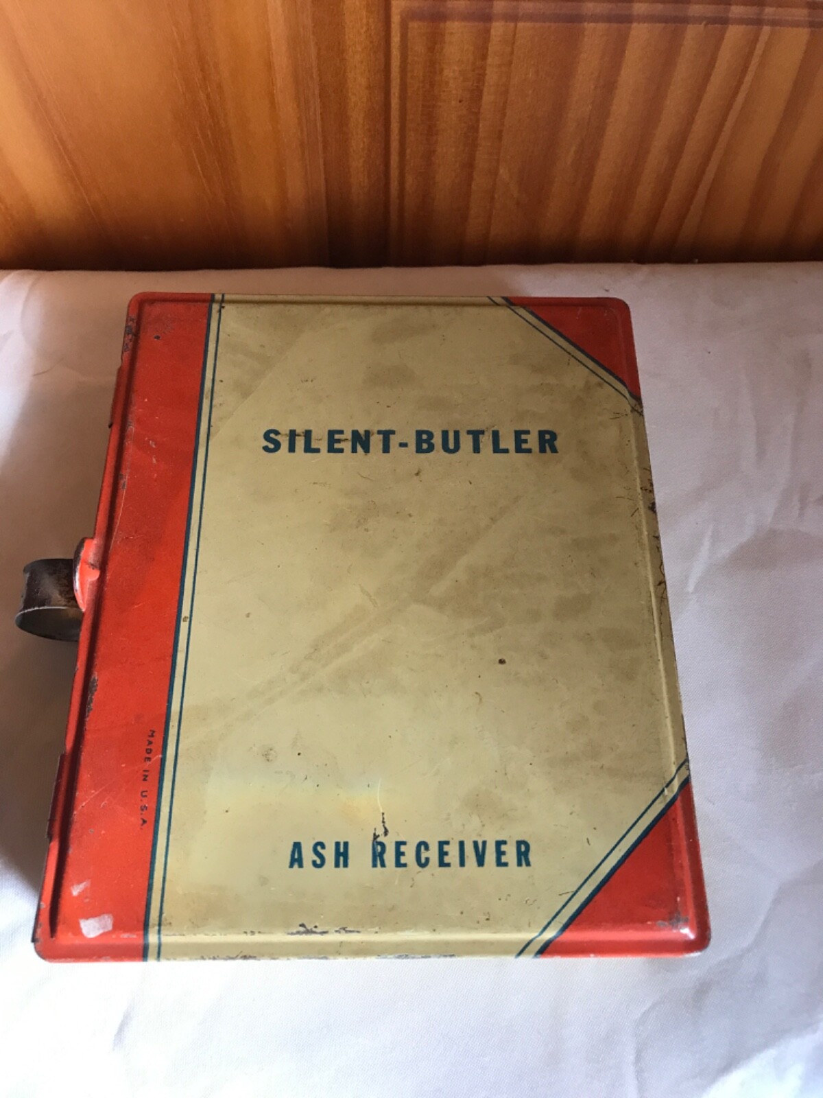 vintage silent butler ashtray Ash Receiver