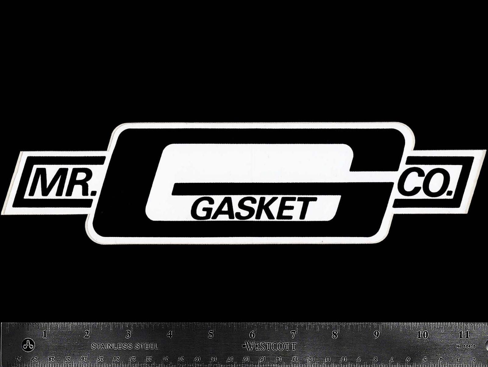 MR. GASKET CO. - Original Vintage 1970's 80’s Racing Decal/Sticker - 11.50 inch