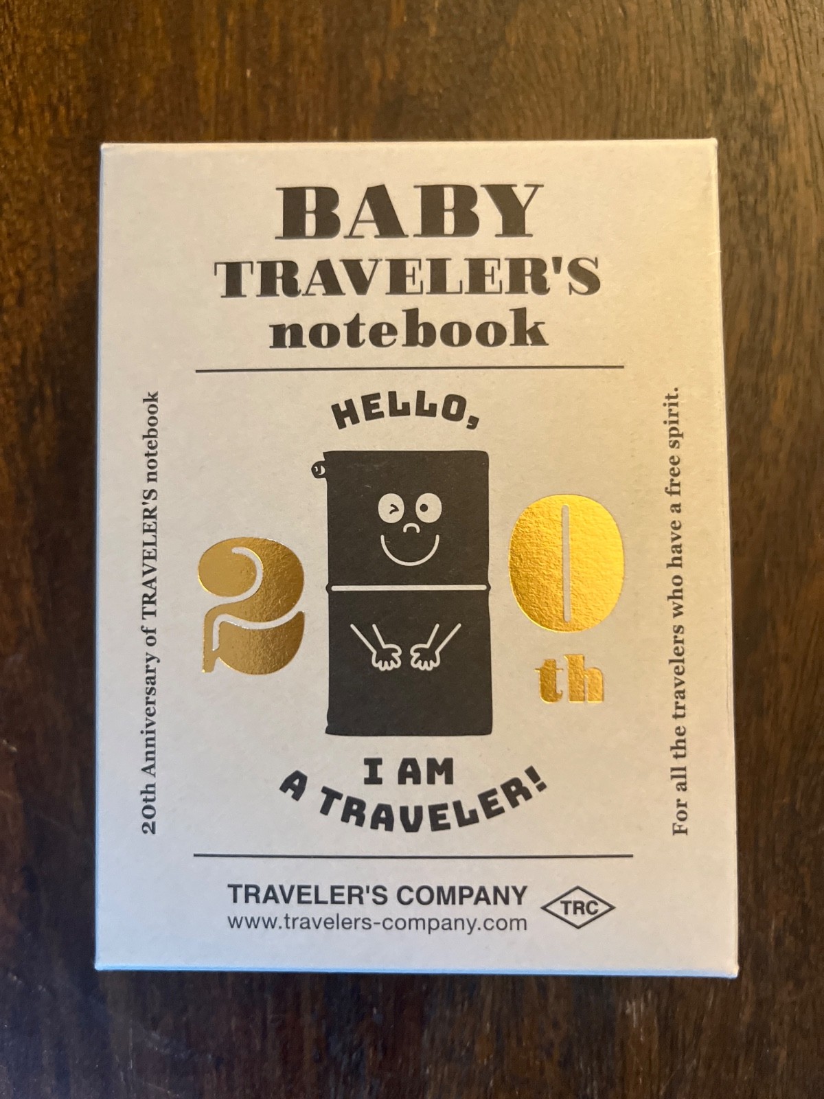 20th Anniversary Baby Traveler\'s Notebook