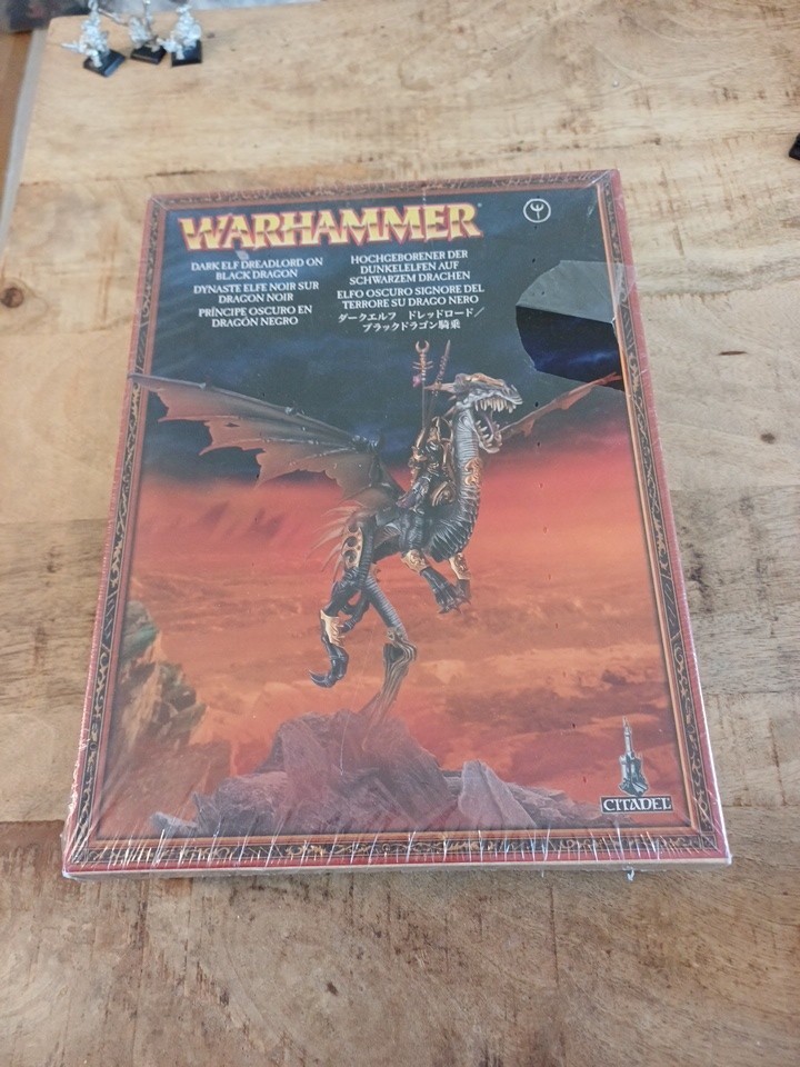 Warhammer Fantasy The Old World Dark Elves Highborn On Black Dragon