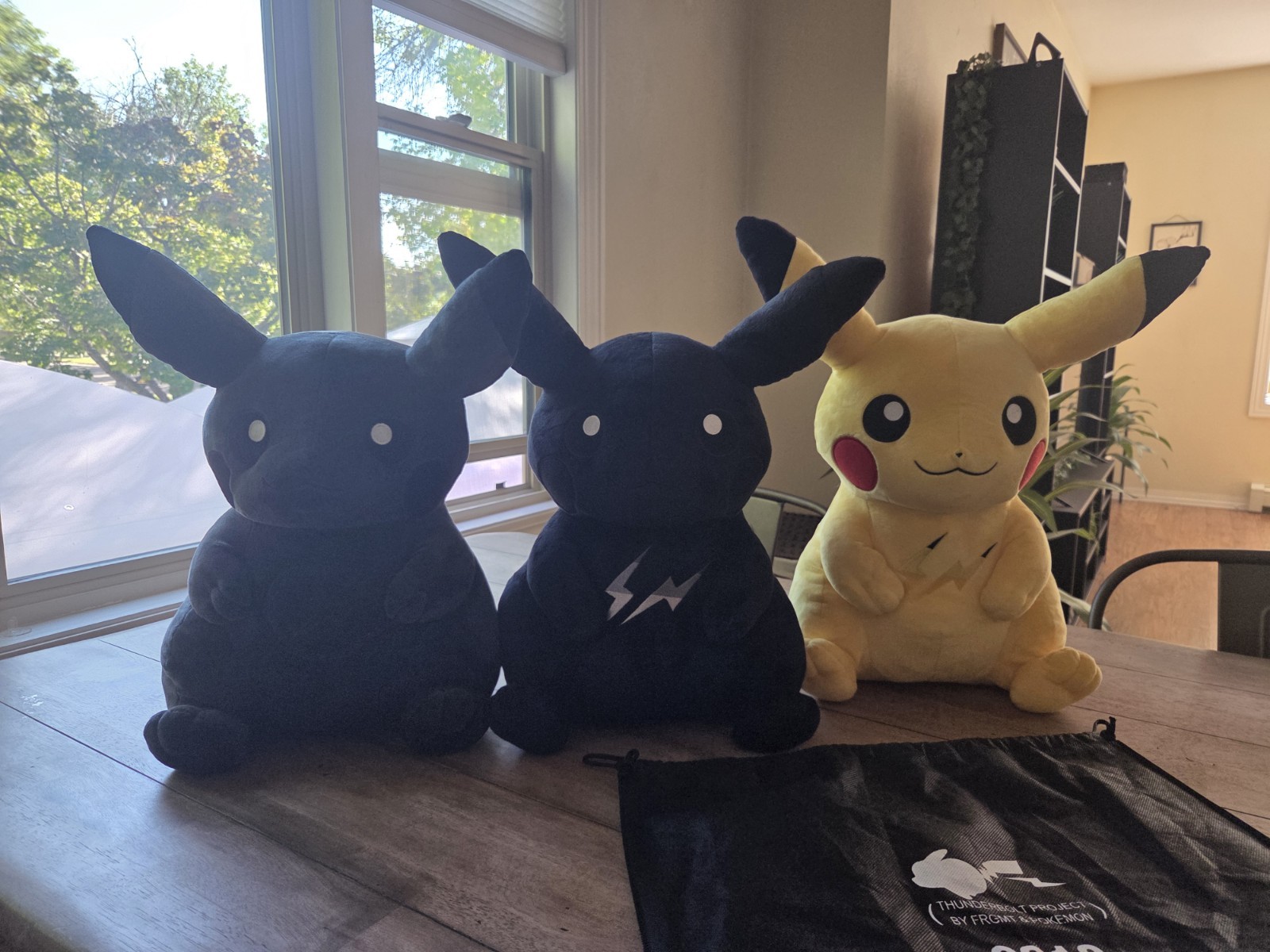 FRGMT & Pokémon | THE THUNDERBOLT PROJECT 2018, 2019, and 2020 Pikachu Plush Set