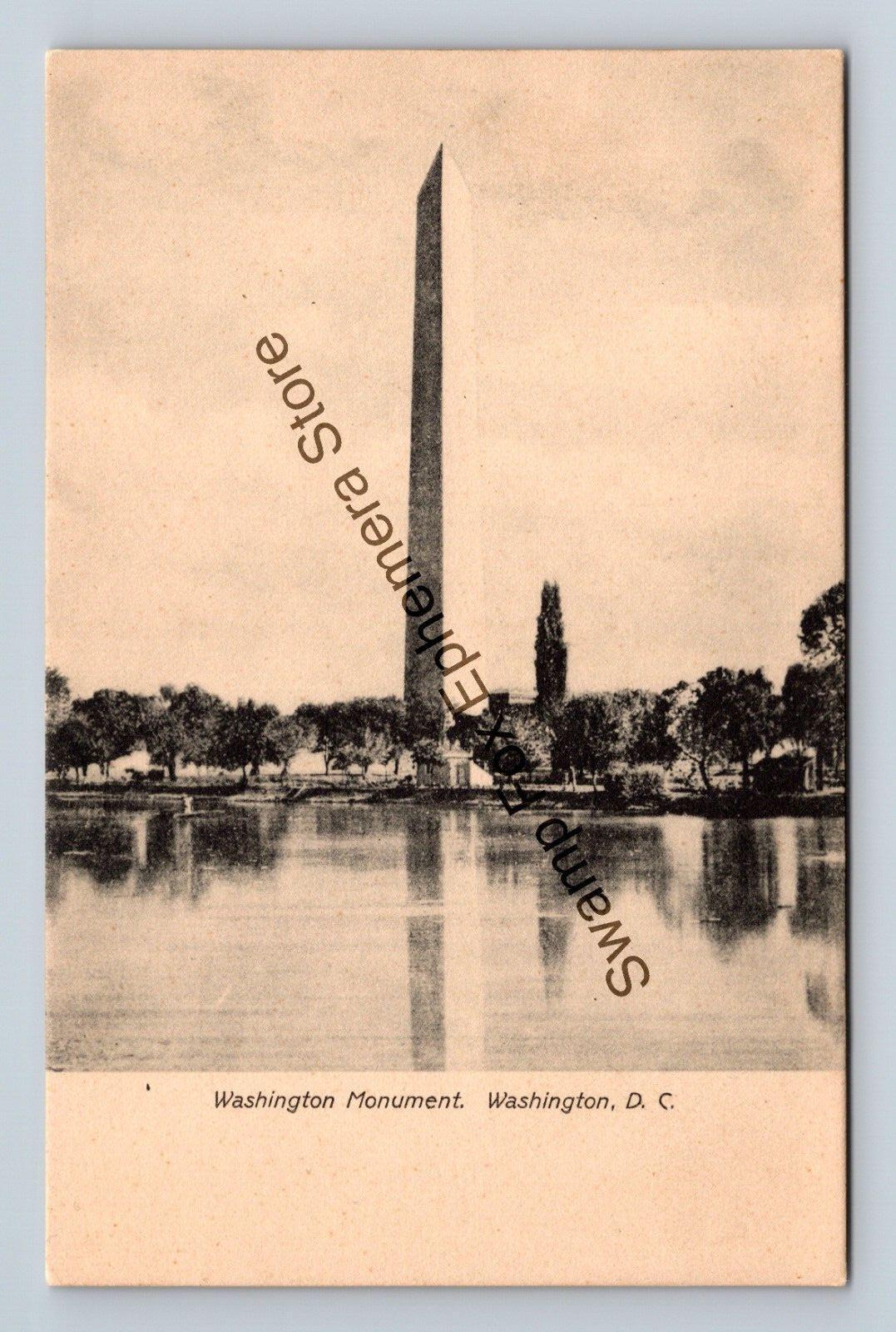 Postcard Washington Monument Washington D.C, c1901 - 1907