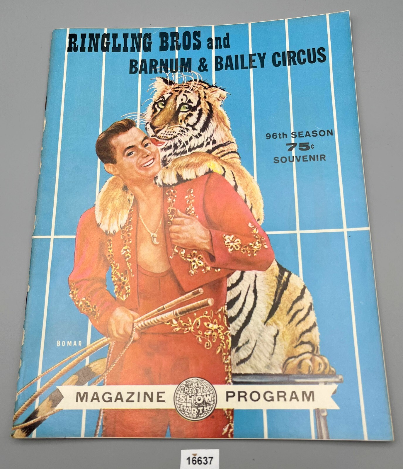 Circus 1966 RINGLING BROS. & BARNUM & BAILEY MAGAZINE Program 96th Season Vintge