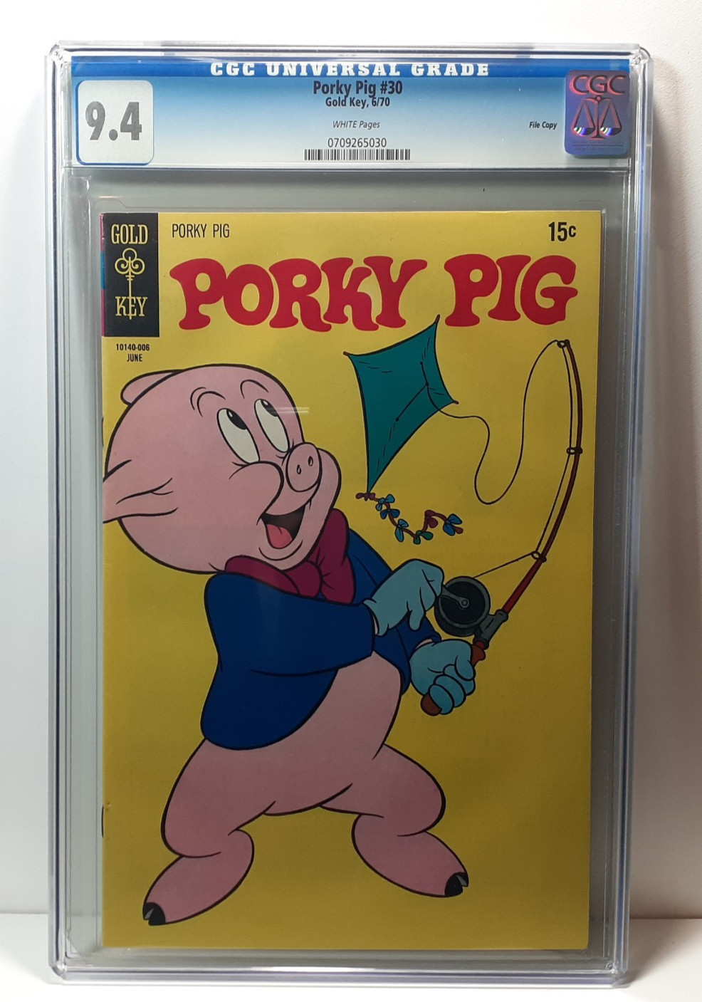 Porky Pig #30 (1970) CGC 9.4 Gold Key White Pages File Copy