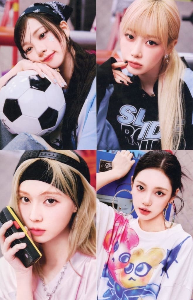 aespa Postcard Set (4 pcs) 2025 Season\'s Greetings Japan Used Japan