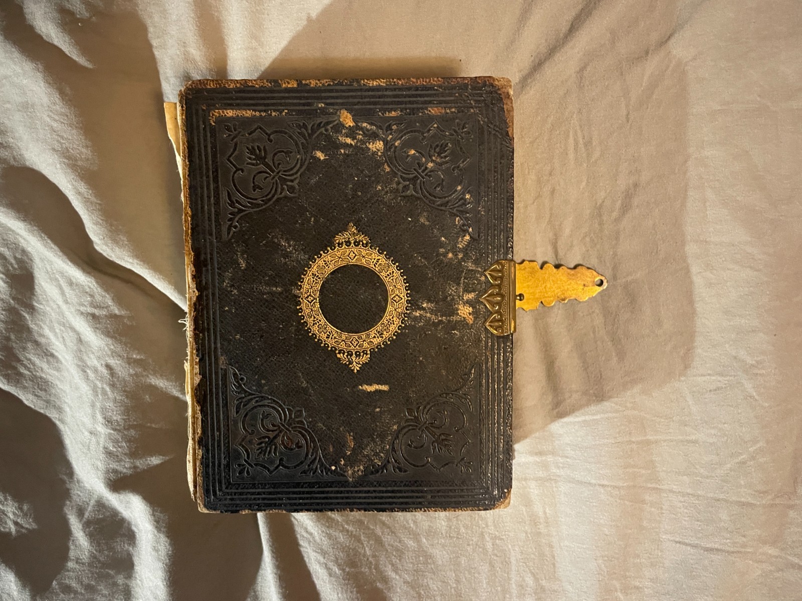Antique Victorian CDV Photo Album 1800\'s Empty As Is Vintage