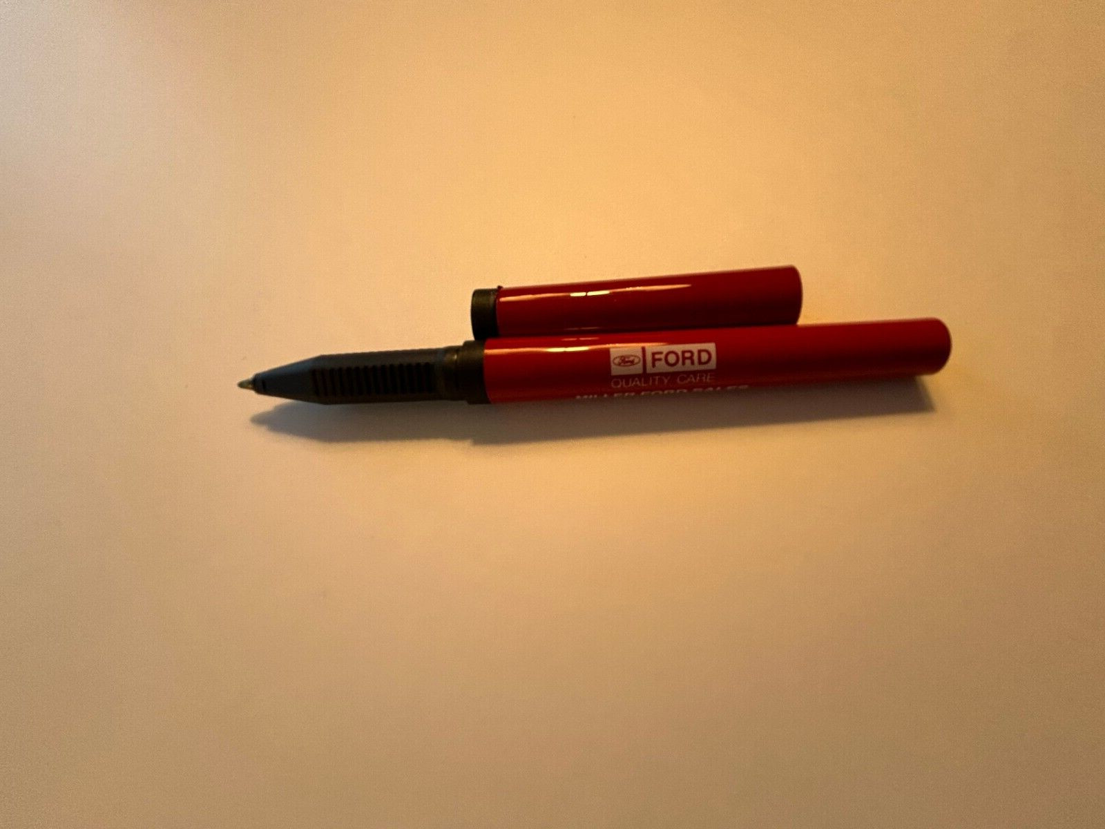 Sheaffer Vtg Ball Point Pen Advertise FORD Miller Sales New in Box Mt. Holly NJ