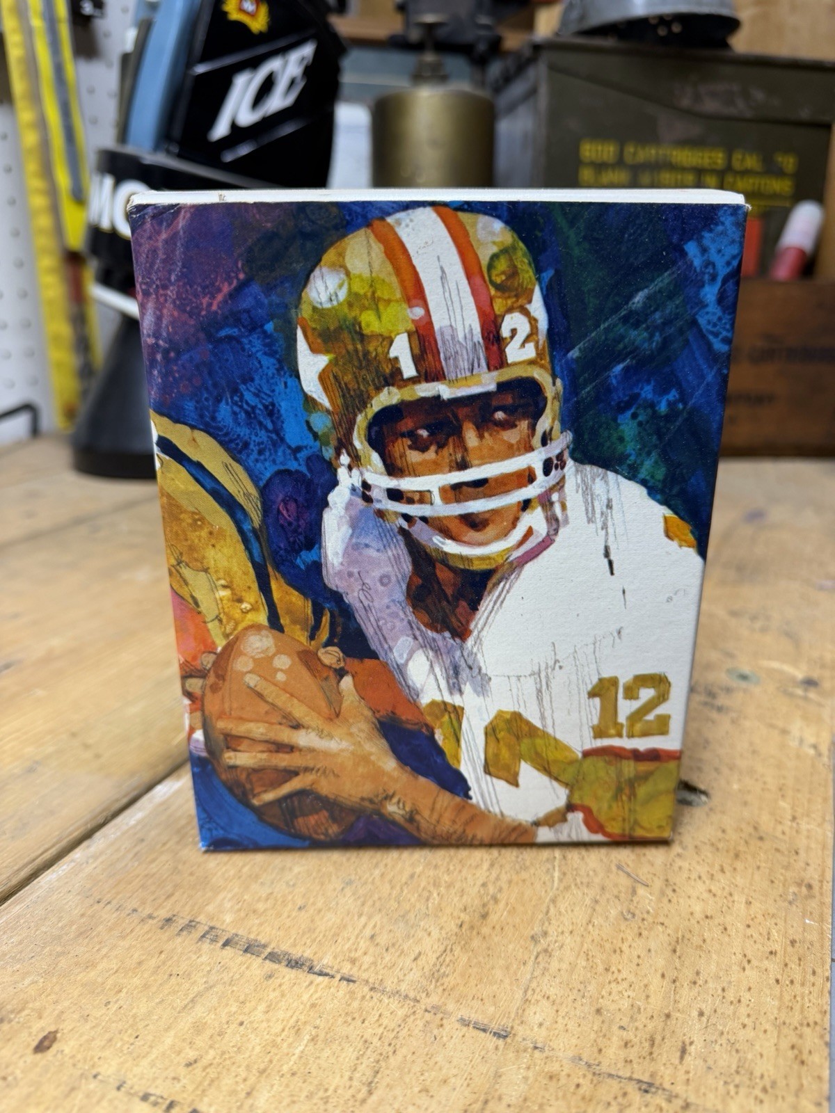 Vintage Avon Pass Play Football Winner Bracing Lotion 5 oz FULL Unopened Box