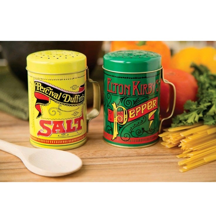 Fox Run Norpro Nostalgic Salt & Pepper Shaker Set 10-ounce Vintage-style New