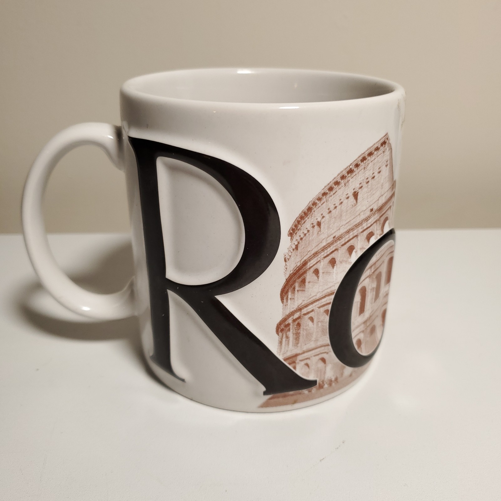 Vintage Starbucks 2002 Italian Edition Roma Collector Series Mug