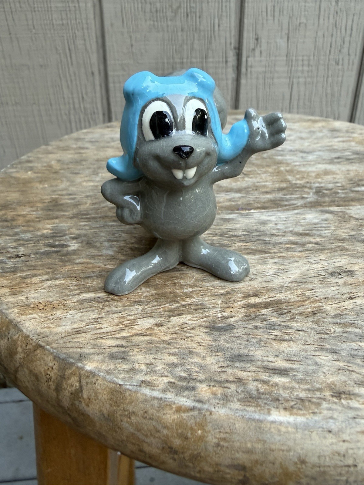 Vintage Bullwinkle  BULLWINKLE Ceramic Jay Ward Productions FIGURINE 2.75”