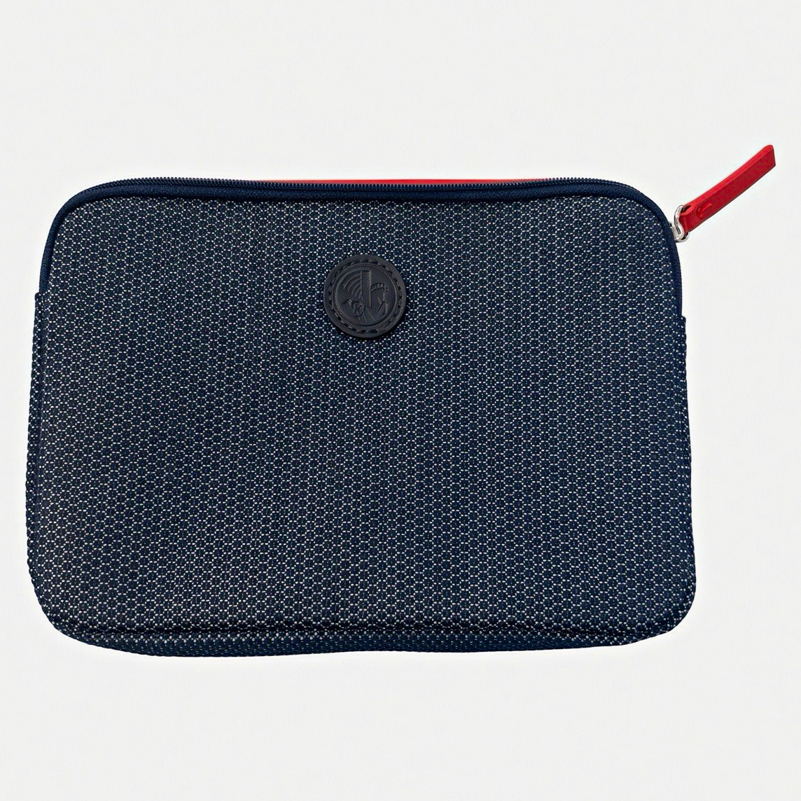 Air France Wash/Amenity Bag Blue Zip Pouch Red Interior w/ Air France Label